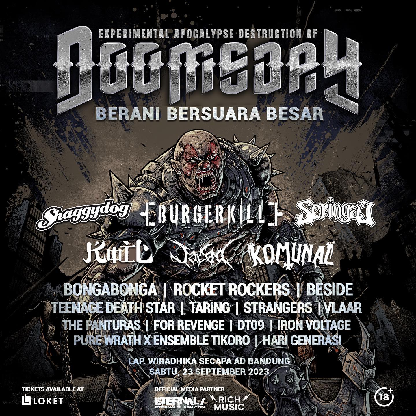 Angkat Tema Rebirth From Ruin, Doomsday Open Air 2025 Tampilkan Kolaborasi Lintas Genre dan Generasi